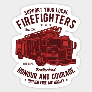 Fire Engine Sticker